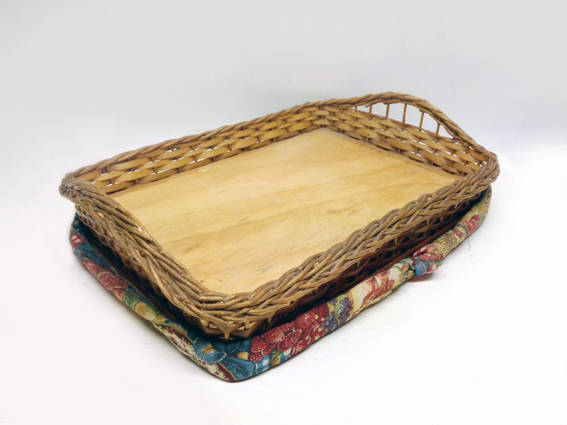 bandeja cama mimbre madera tela 10-28x56-40 (10eu.) 1u